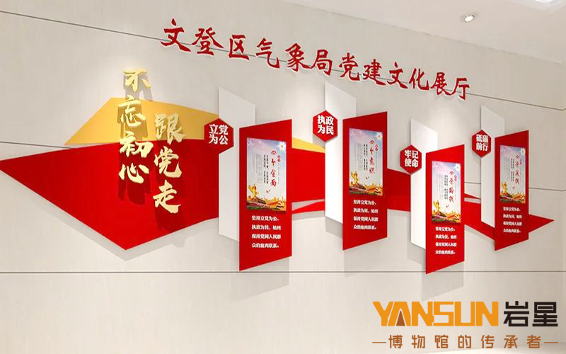 巖星建設(shè)|黨建展館設(shè)計中要注意的三大板塊是什么?插圖 巖星建設(shè)|黨建展館設(shè)計中要注意的三大板塊是什么?插圖