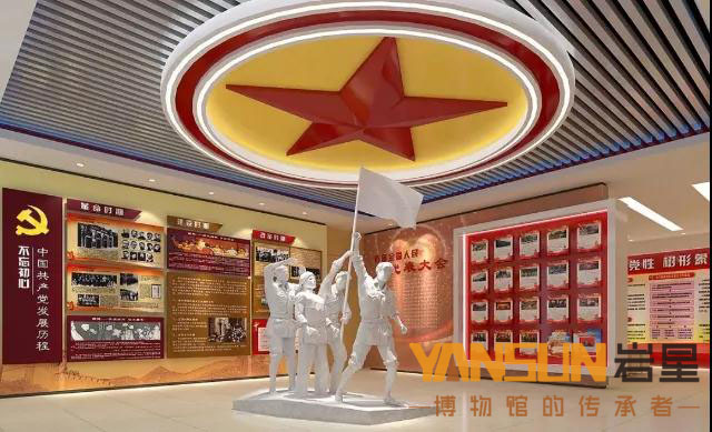 巖星建設(shè)|黨建文化展廳設(shè)計的幾大思路插圖(5) 巖星建設(shè)|黨建文化展廳設(shè)計的幾大思路插圖(5)