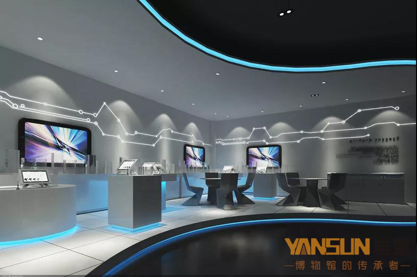 現(xiàn)代多媒體應用對企業(yè)展廳設計帶來了哪些影響?插圖(1) 現(xiàn)代多媒體應用對企業(yè)展廳設計帶來了哪些影響?插圖(1)