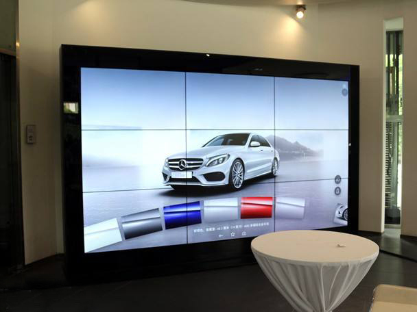 汽車數字展廳多媒體設備插圖 汽車數字展廳多媒體設備插圖