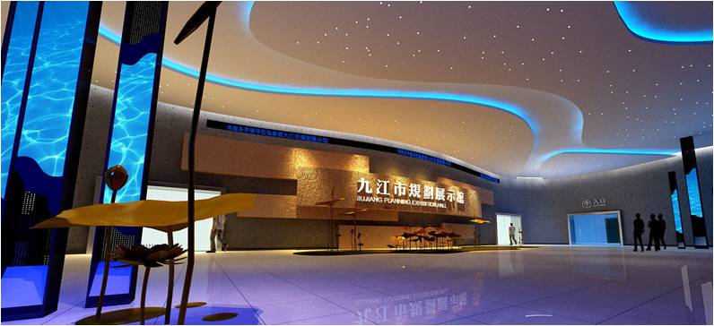 城市規劃數字展廳插圖 城市規劃數字展廳插圖